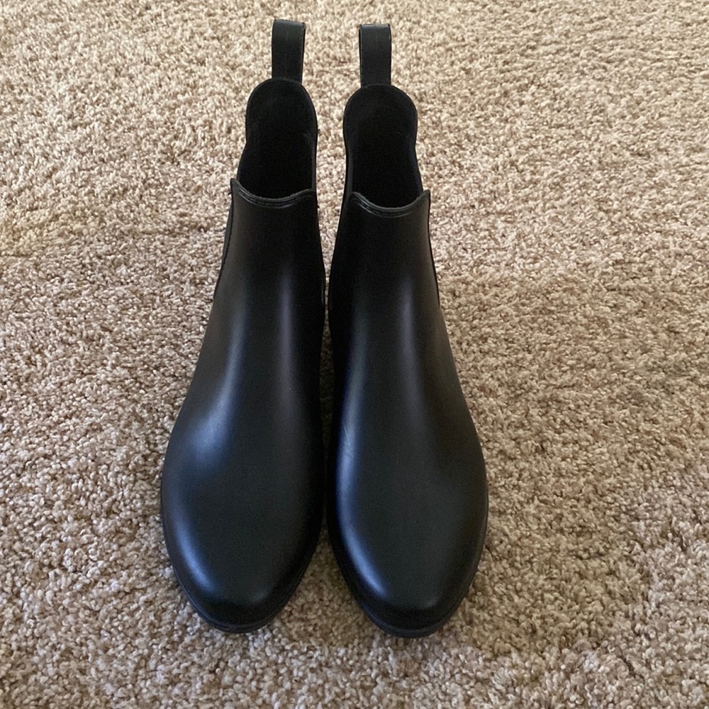 J. Crew Factory Black Winter & Rain Boots